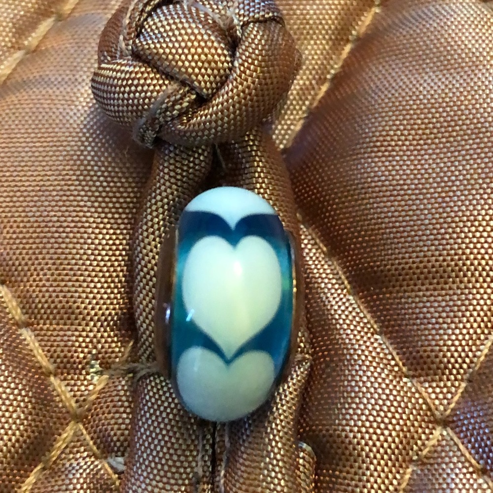 Retired Pandora glass charm